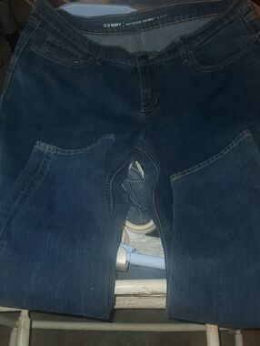 Old Navy Dark Indigo Boyfriend Skinny Jeans